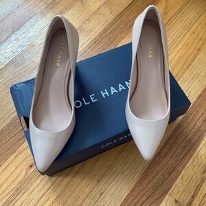 COLE HAAN Nude Pumps 2.5 inch heel size 5